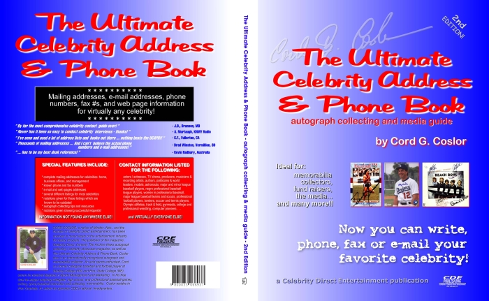 The Ultimate Celebrity Address & Phone Book - full cover